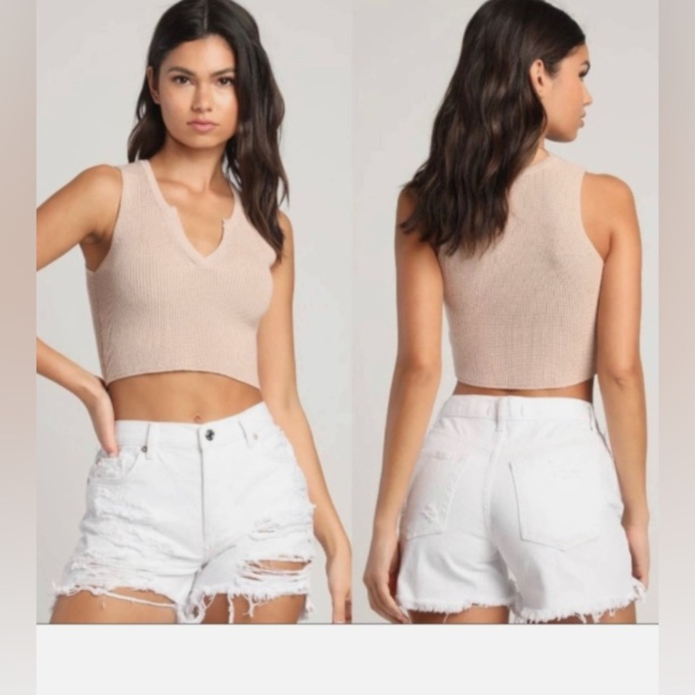 NWOT FP Maggie denim white short shorts beach print break Coachella size 28